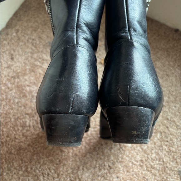 John Fluevog Nana Lee Ankle Boots with Zipper - Truth Family - Picture 4 of 5